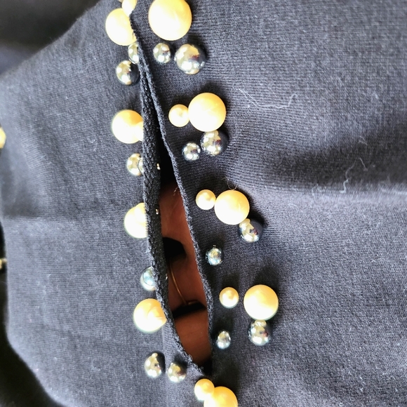 Black sweatshirt-type top with cut-outs on arms size 2XL - Picture 5 of 5